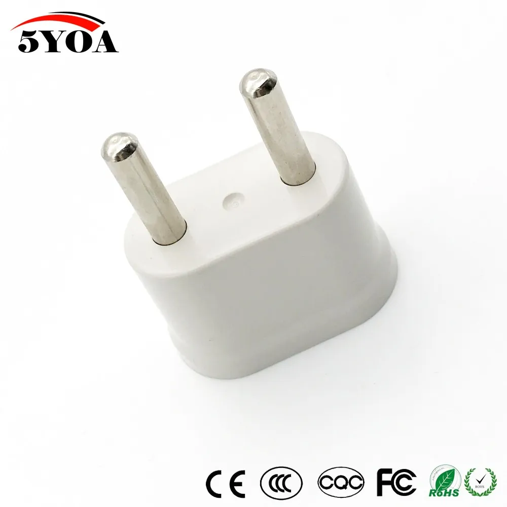 2 шт. дорожный адаптер питания с американской и европейской вилкой|charger converter|schuko