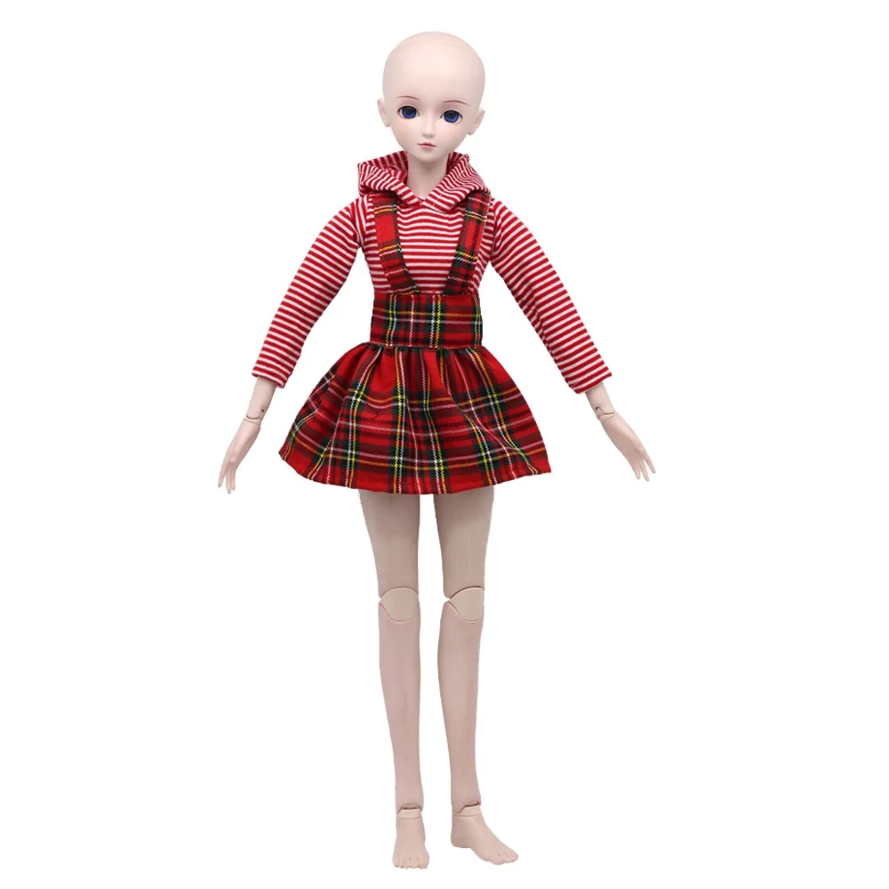 picture 8 BJD Одежда для куклы платье для девочки подходит 60 см 1/3 BJD кукла модная плиссированная юбка \ рубашка \ вязаный кардиган игрушки подарок - Цвет: picture 8