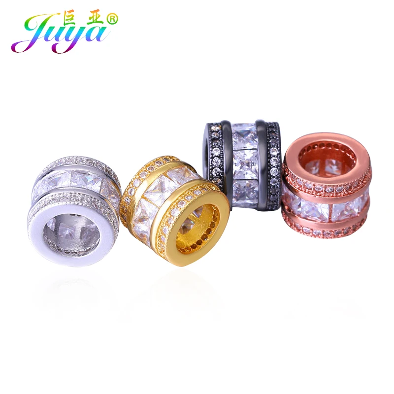 Женские бусины Juya DIY для изготовления ювелирных изделий металлические ручной