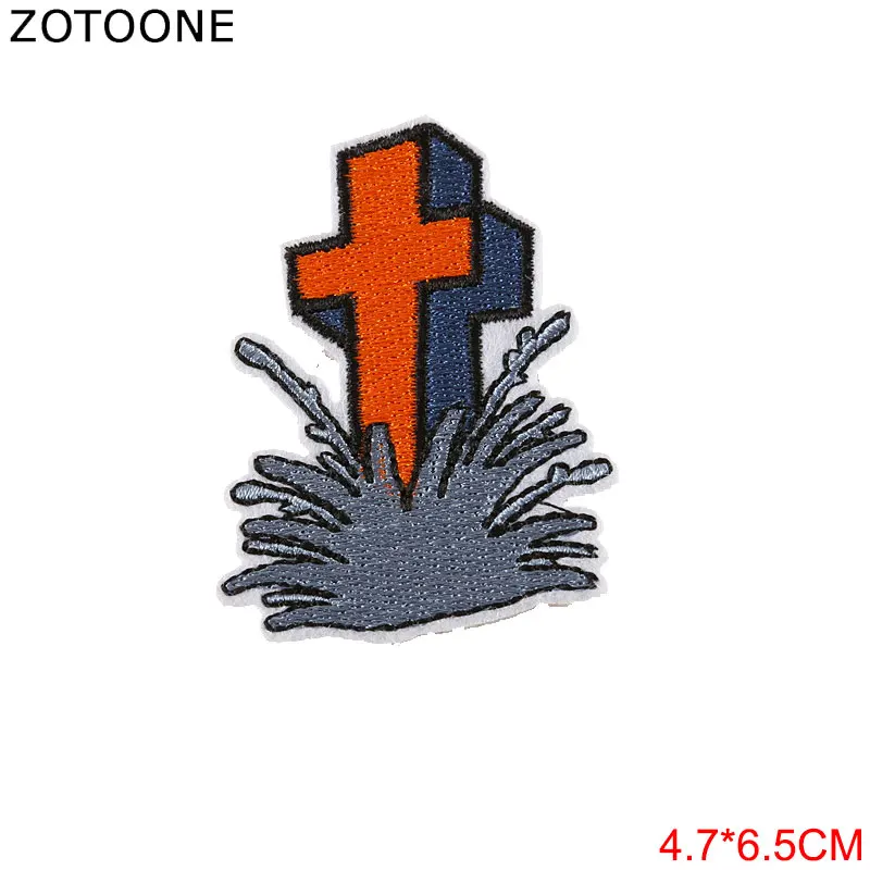 ZOTOONE череп Хэллоуин Тыква железа на патчи для одежды наклейки &quotсделай сам&quot