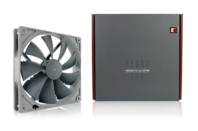 Noctua NF-P14s redux-1200-1500 PWM PC компьютерные корпуса башни процессор 14 мм вентилятор кулеры вентиляторы Охлаждающие вентиляторы