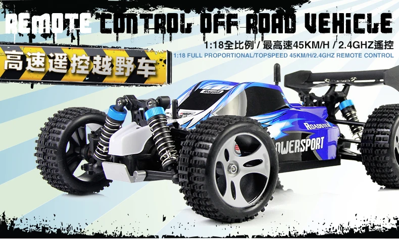 Wltoys A959 RC грузовик 1:18 весы 2 4G 4WD RTR внедорожный Багги 50 км/ч скоростной гоночный