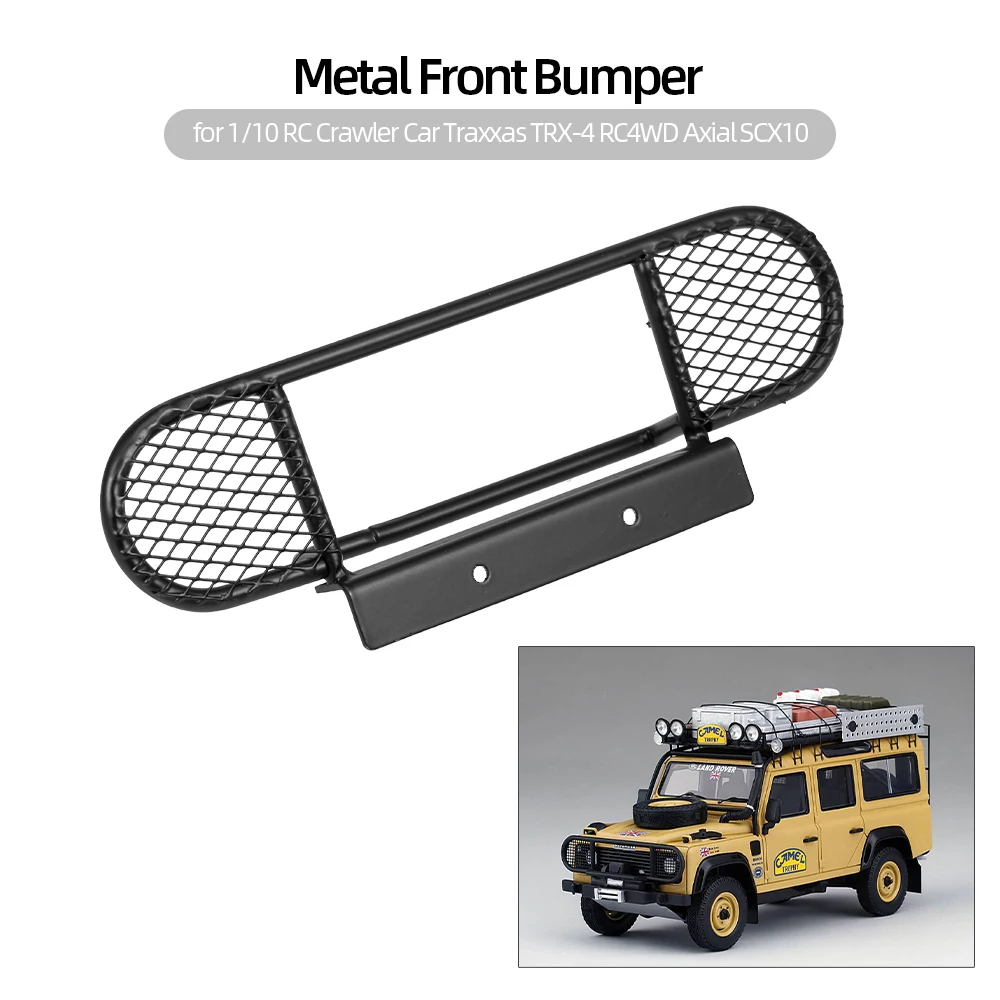 High Quality Metal Front Bumper for 1/10 RC Crawler Car Traxxas RC4WD Axial SCX10 | Игрушки и хобби