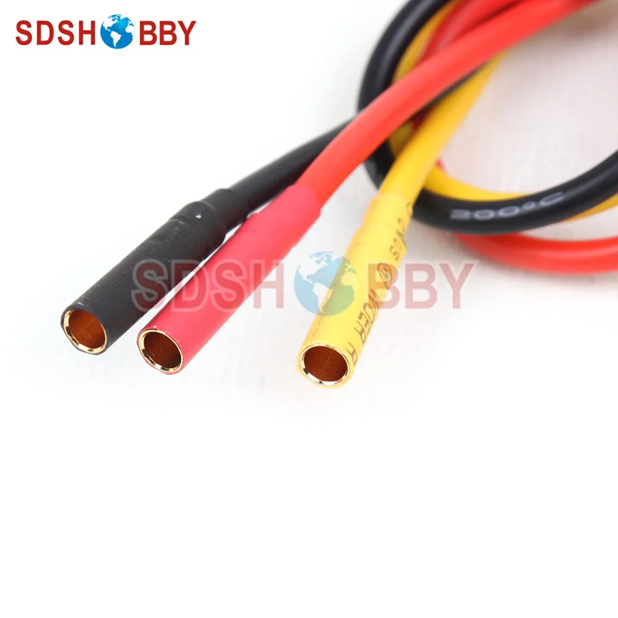 Удлинительный кабель 14AWG для двигателя и регулятора оборотов Силиконовый Кабель