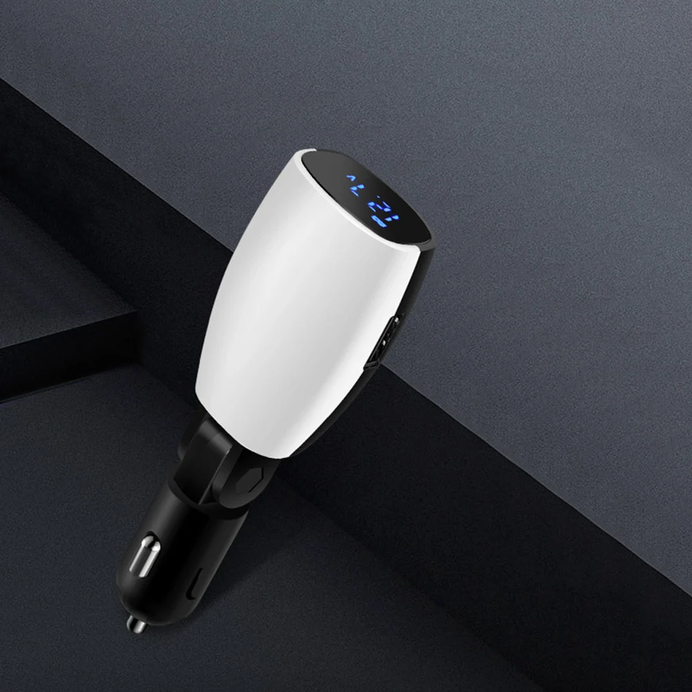Автомобильное зарядное устройство с двумя разъемами Переходник USB для зарядки в