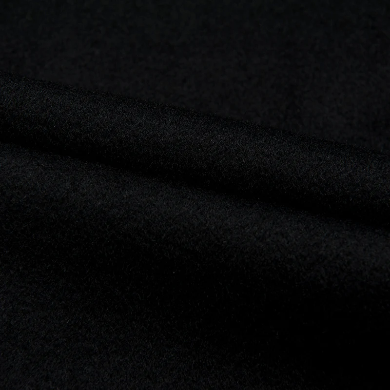 Высококачественный тренчкот из 90% шерсти мужская брендовая одежда черная