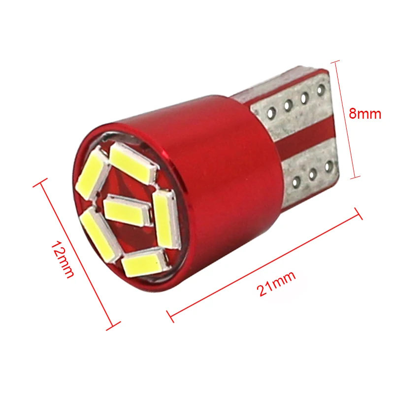 2x Белый Canbus T10 W5W 194 168 светодиодный 4014 SMD 6 s подсветка для интерьера номерного знака