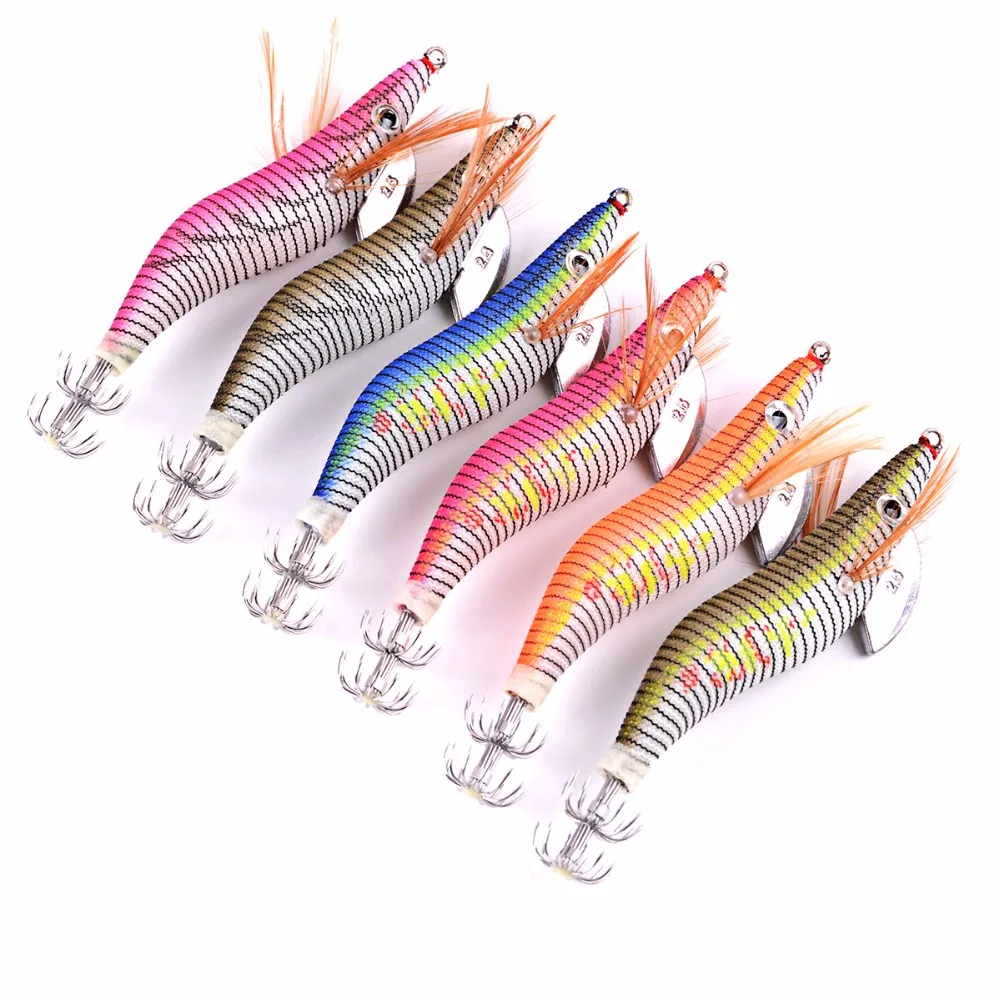 6 штук в штучной упаковке креветка-кальмар джиг приманка для рыбалки креветка