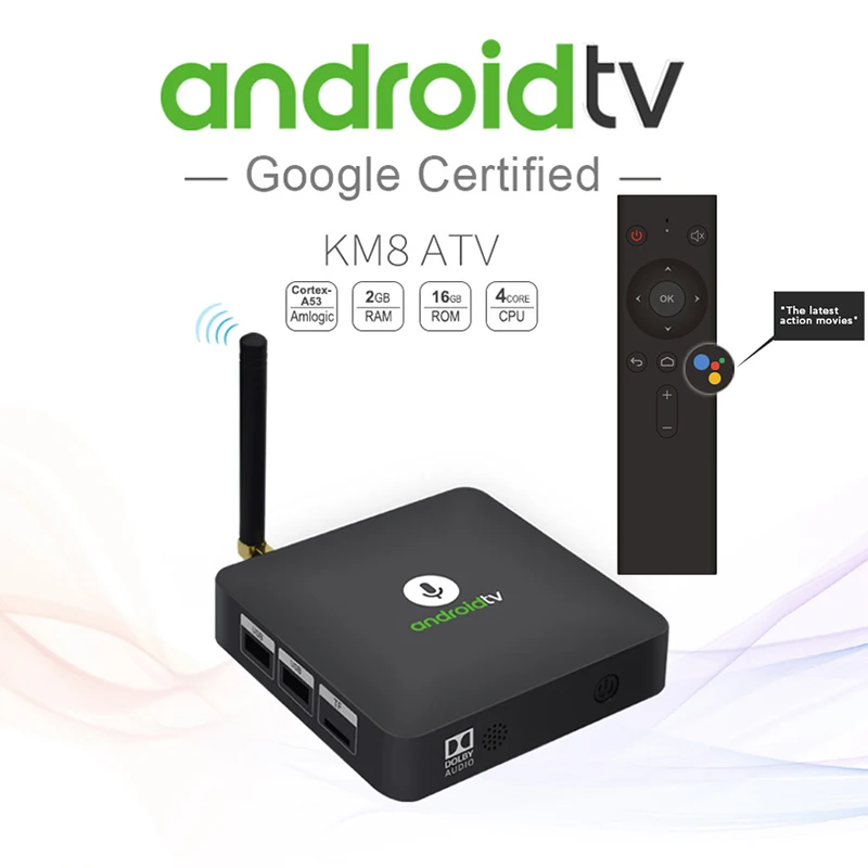 2018 MECOOL KM8 Android ТВ коробка голосовой пульт дистанционного управления Управление