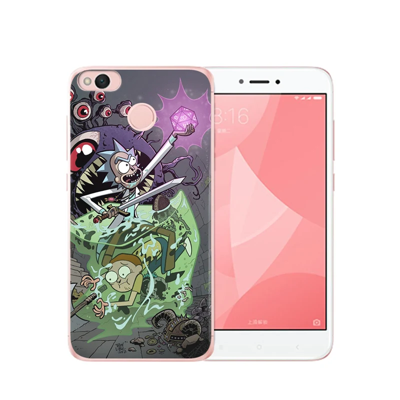 7264 Роскошный чехол для телефона Rick And marty, чехол для Xiao mi Red mi 3S Pro 4X 4A 5A 5 Plus Note 3 4 4X6 6A mi A1 5X, мягкий силиконовый чехол из ТПУ - Цвет: 7264
