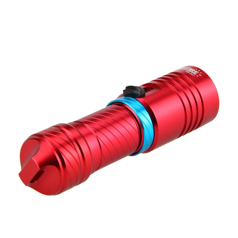 Подводное плавание 100 м 2000LM XM U2 светодиодный фонарик факел + зарядное устройство