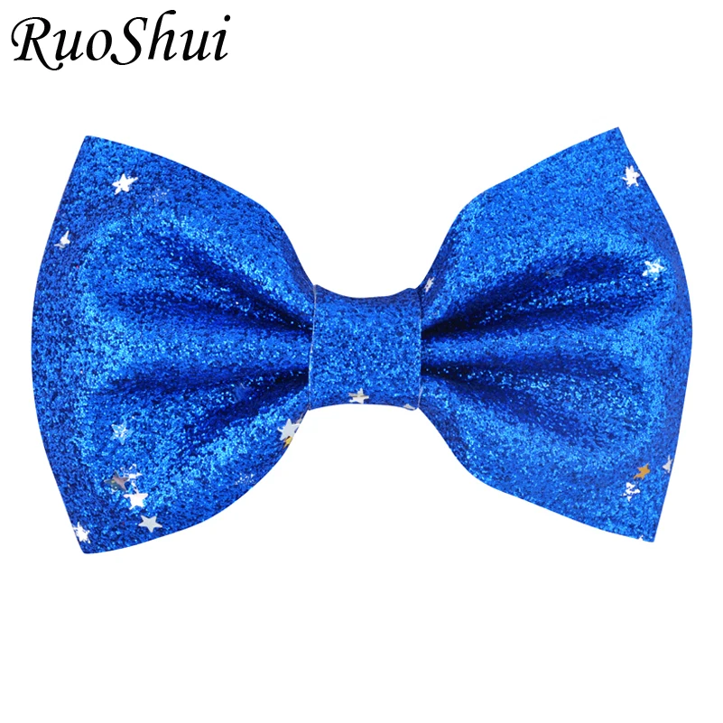 Заколки для волос девочек 3 &quot бутик с блестящим кожаным бантом лучший подарок