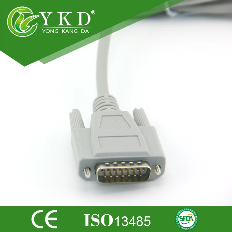 2 шт./бесплатная доставка для Nihon Kohden 9130 EKG 10-свинцовый кабель с leadwires Banana 4 0 штекер