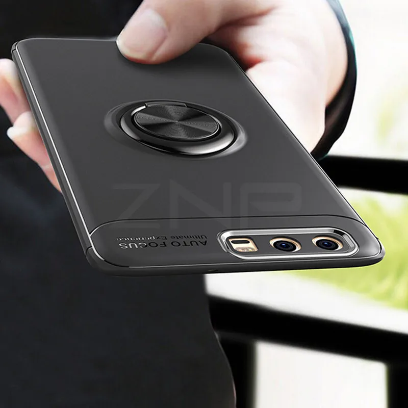 ZNP роскошный автомобильный Магнитный защитный чехол из ТПУ для huawei P9 P10 Plus P9 Lite, чехол для huawei Honor 9 10 V9 V10 Lite