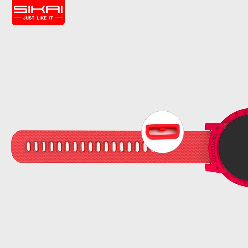 Универсальный сменный Браслет SIKAI 20 мм для Huami Aamazfit bip Band Ticwatch E силиконовый