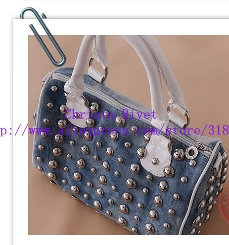 100 компл./лот 9 мм Серебряный гвоздиков со шляпками кожаный ремесленный круглый