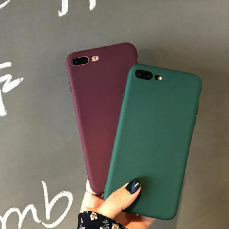 Тонкий матовый песочный чехол для iPhone 5S SE 6 S 7 PLUS 8 X XS XR MAX силиконовый телефона |