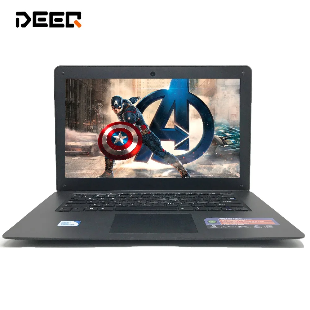 DEEQ 14 дюймов Тонкий ноутбук INTEL Pentium N3520 8G ram 1 ТБ HDD windows 10 ПК компьютер|laptop intel|slim laptop14