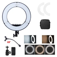 45w digital photographic studio ring light 3200 5600k with 180 beads led camera photo dimmable led lighting vedio light with bag