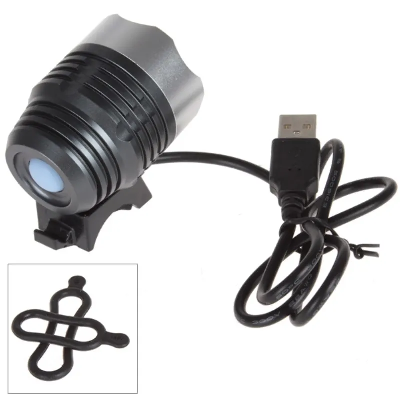 WasaFire USB Перезаряжаемые 800lm 10 Вт XML T6 светодиодный передняя фара для велосипеда