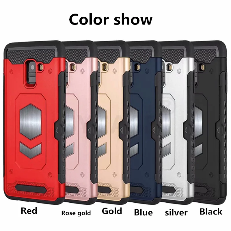 SYCASE многофункциональный чехол-броня для карт в виде ракушки samsung A5 A7 A6 плюс A8 2018 A9