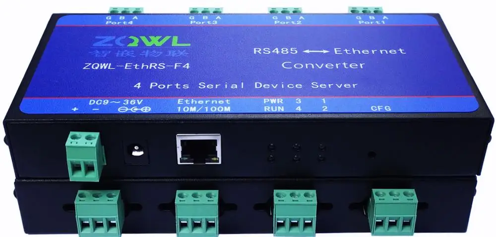 Для четырехстороннего последовательного порта RS485 сервера/изоляции