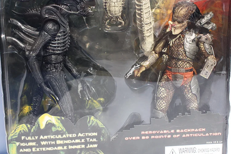 Экшн-фигурка NECA ALIEN VS PREDATOR Тру эксклюзивная 20 см 2 упаковки | Игрушки и хобби