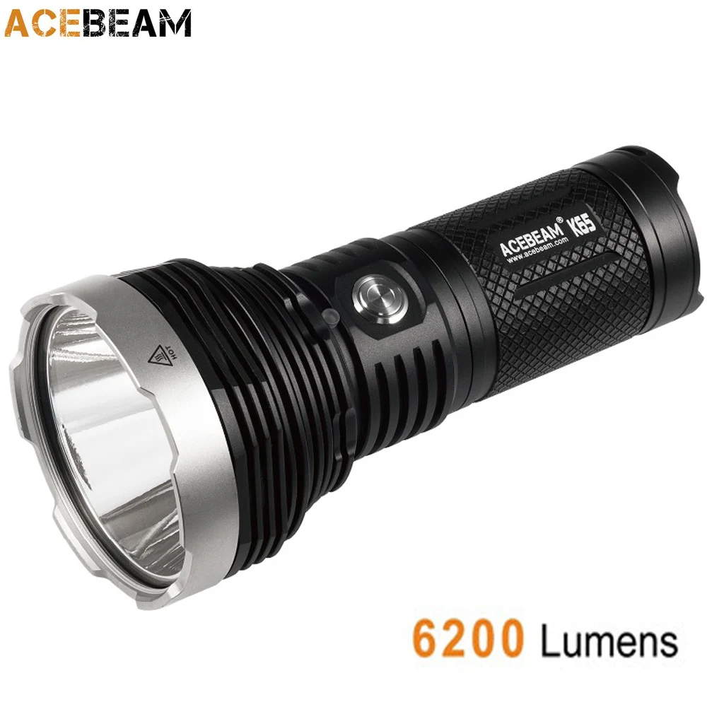 Acebeam K65 ручной фонарь CREE XHP70.2 de moed светодиодный Макс 6200 люмен расстояние луча 1000 м