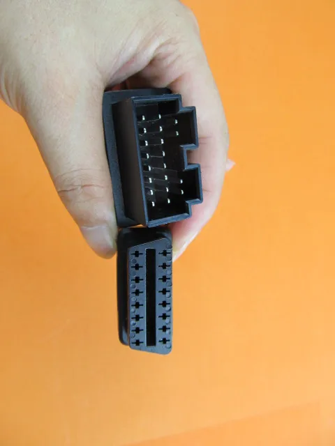 Диагностический адаптер obd2 для kia 20 pin obd 16 контактный гнездовой кабель 20pin|diagnostic