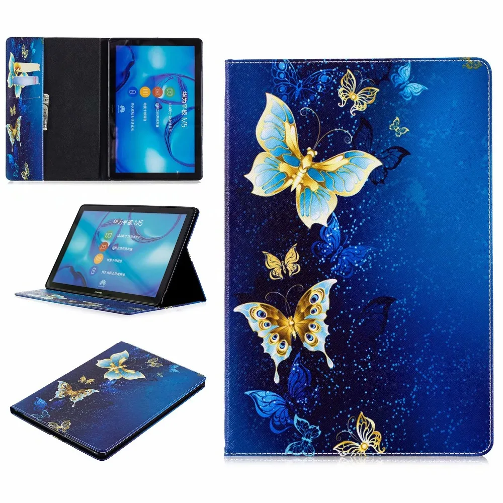 Для Huawei MediaPad M5 10 8/10 Pro CMR AL09 8 дюймов модная окрашенная подставка из искусственной