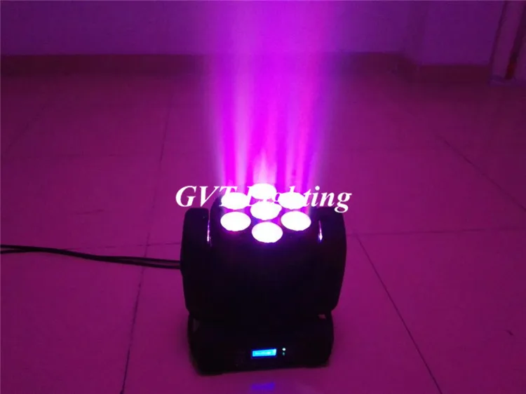 8 шт./лот 12x12 Вт RGBW Quad LEDs луч движущаяся головка DMX DJ свет светодиодный сценический