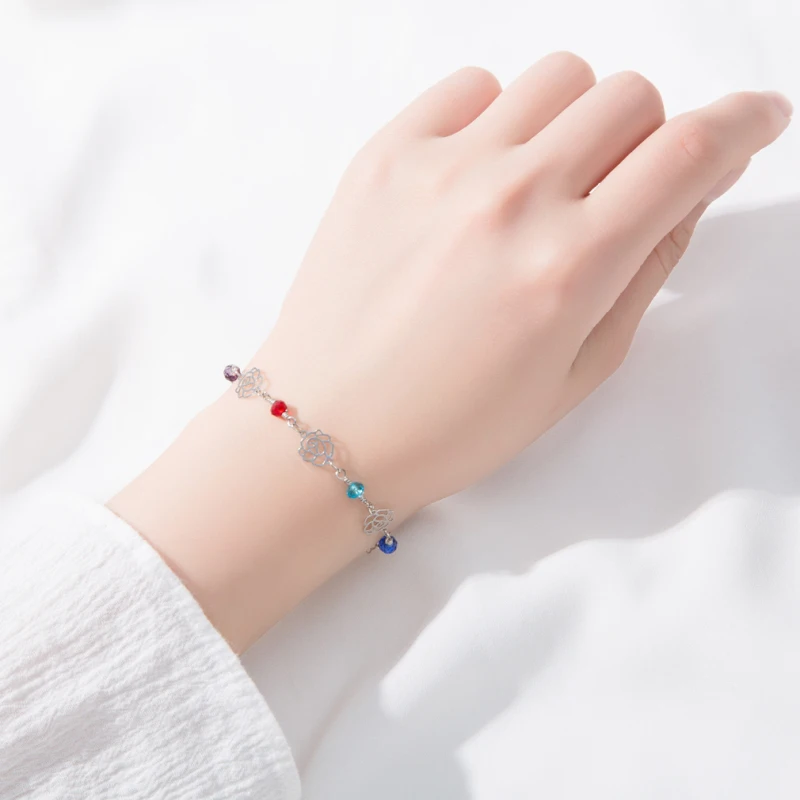 Новая мода цветочный Шарм браслет для Для женщин желтый/белый золотистые бусины бисером ножной браслет для лучший подарок на Рождество