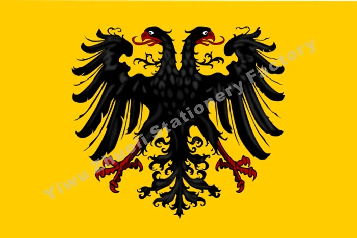 

Germany Banner Holy Roman Emperor 1400 Flag 144X96cm 100D Polyester Double Stitched High Quality Banner Ensign Free Shipping