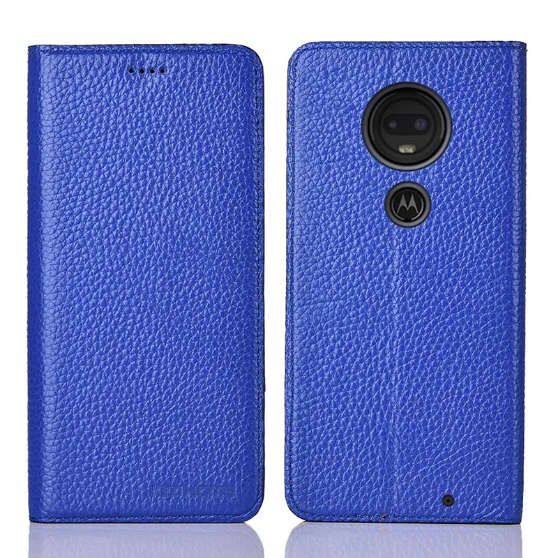 Для Motorola Moto G7 чехол KEZiHOME личи Натуральная кожа флип Стенд кожаный чехол для MOTO G7 power/G7 Play/G7 Plus чехол s