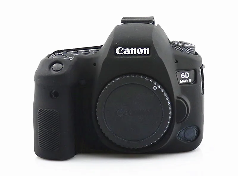 Силиконовый кожаный брони чехол Защита корпуса для Canon EOS 6D Mark II 2 6DM2 6D2 DSLR только