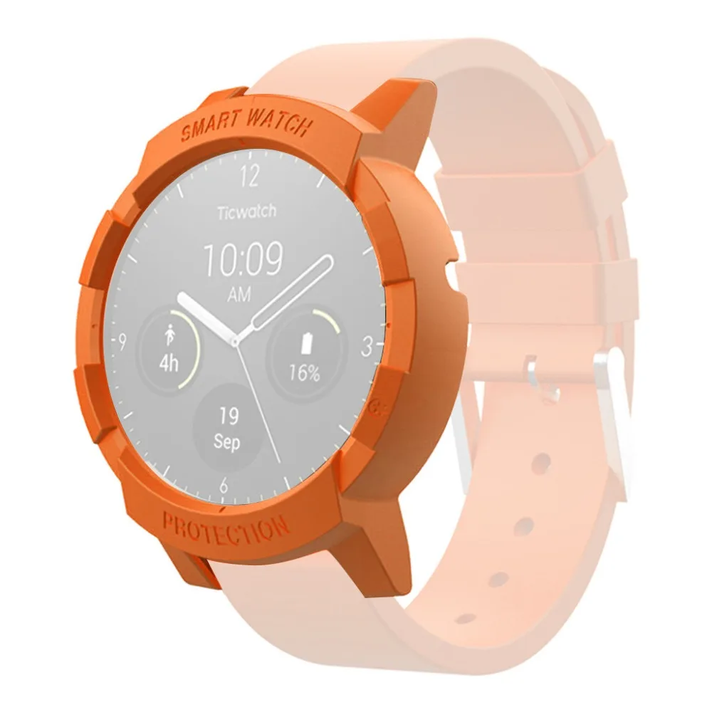 Жесткий чехол из поликарбоната для Ticwatch E ультратонкая Защита от царапин
