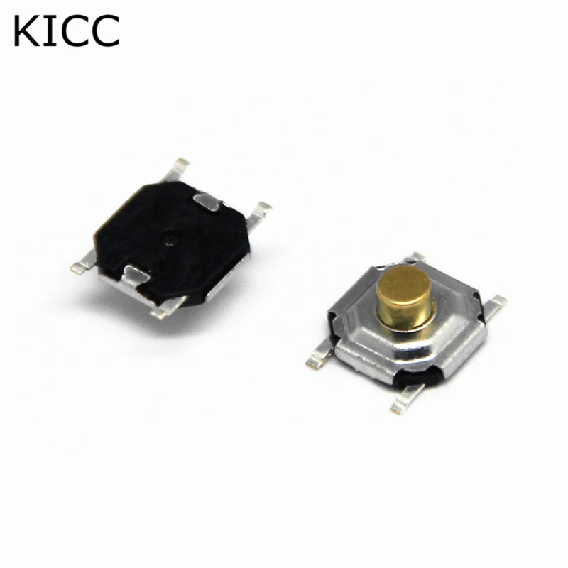 

100pcs Touch micro switch Copper 4*4*2.5MM 4X4X2.5MM SMD4
