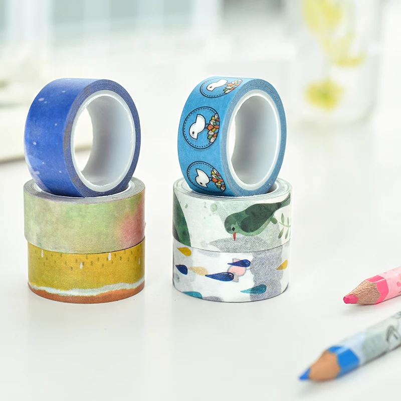 1 шт. декоративная лента AAGU для мороженого 15 мм х 5 м|decorative washi tape|design tapewashi tape |