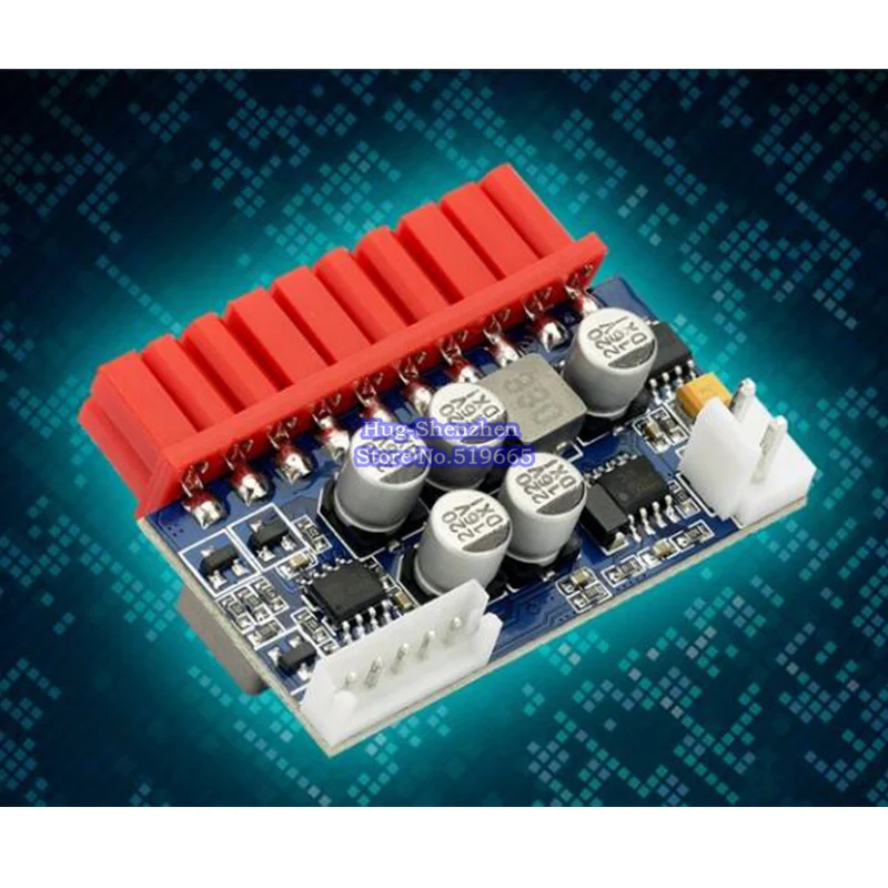 DC ATX 90W Mini ITX Встроенная плата преобразования модуля питания 12V с низкой мощностью