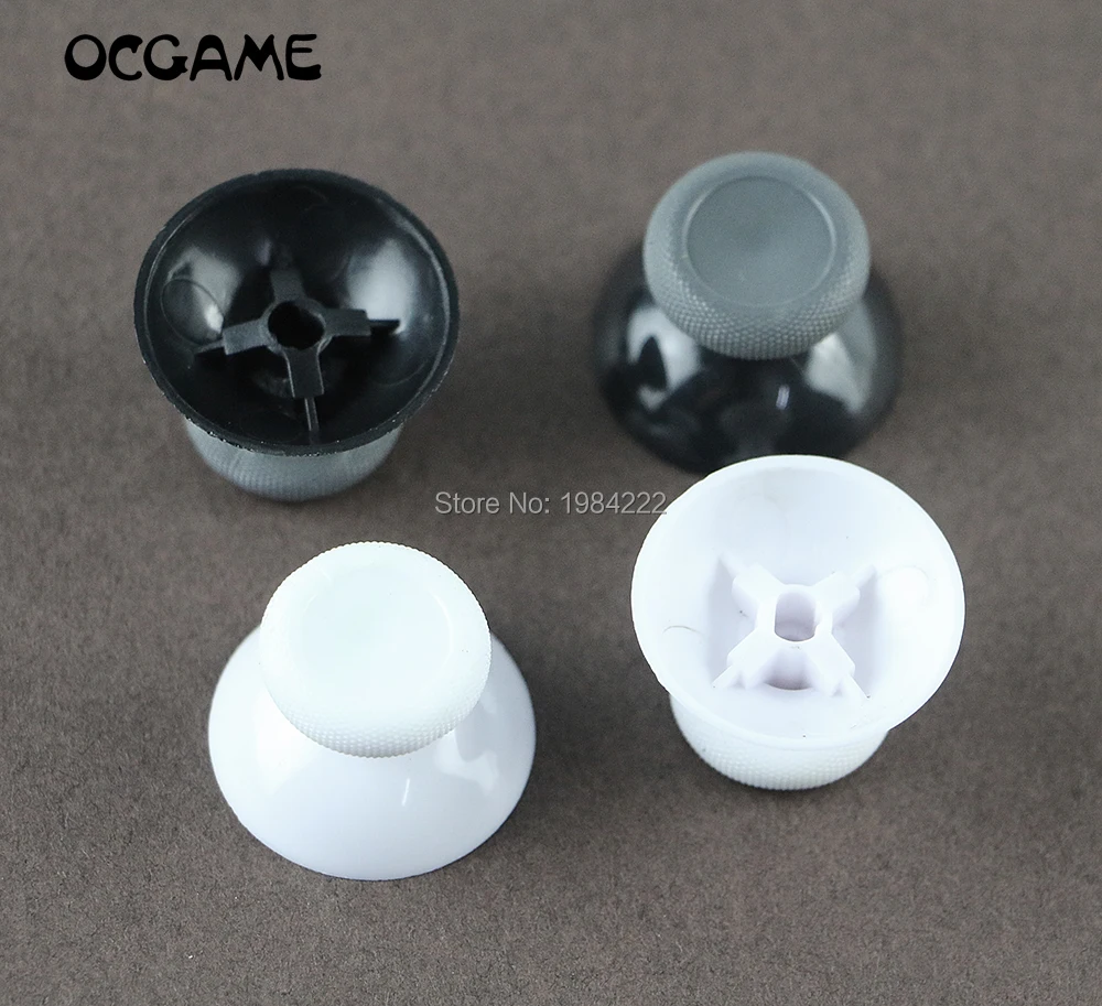 OCGAME 10 шт./лот черно белые аналоговые стики колпачок джойстика с грибовидной