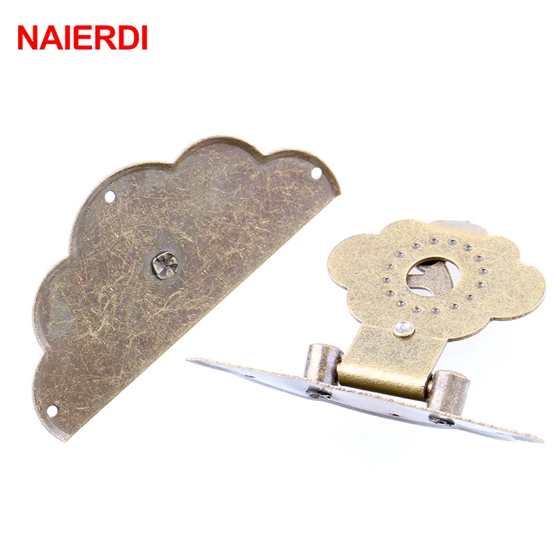 5 шт. NAIERDI в форме яйца Античная бронзовая защелка ювелирный замок для деревянного