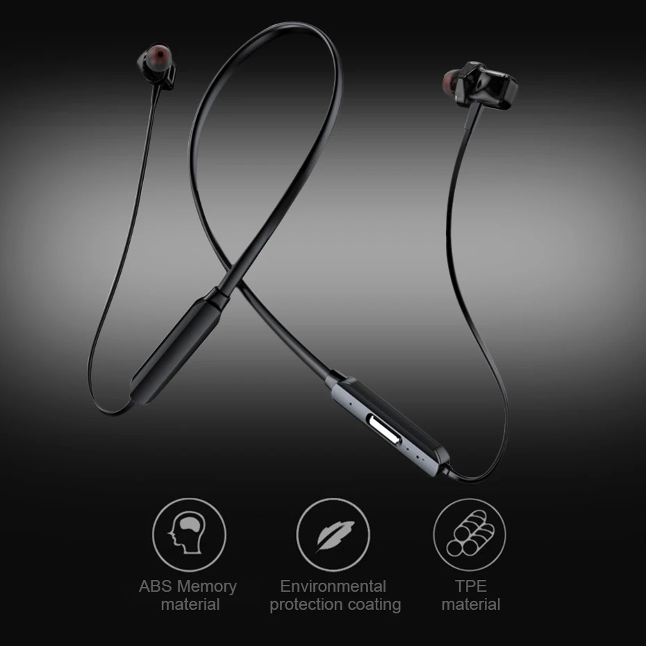 ANBES bluetooth наушники на шею Беспроводные стерео auriculares fone de ouvido с микрофоном для Xiaomi