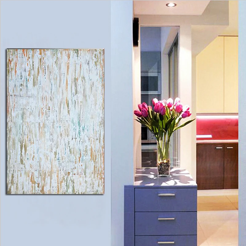 Новое поступление ручная работа абстрактная настенная живопись Современная