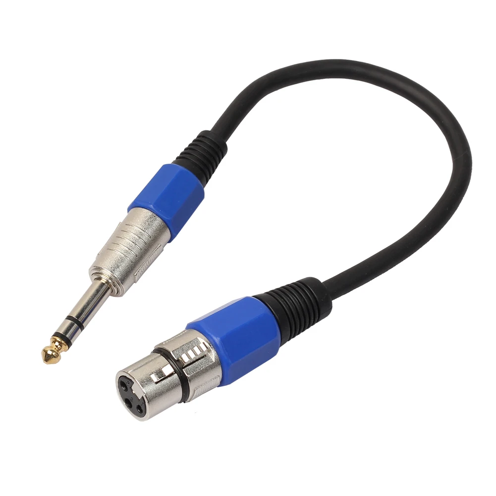 3P XLR Женский Джек 1/4 &quot6 35 мм штекер стерео микрофон адаптер кабель Разъем|stereo