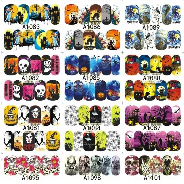 500 шт. переводные наклейки для ногтей Holloween | Красота и здоровье