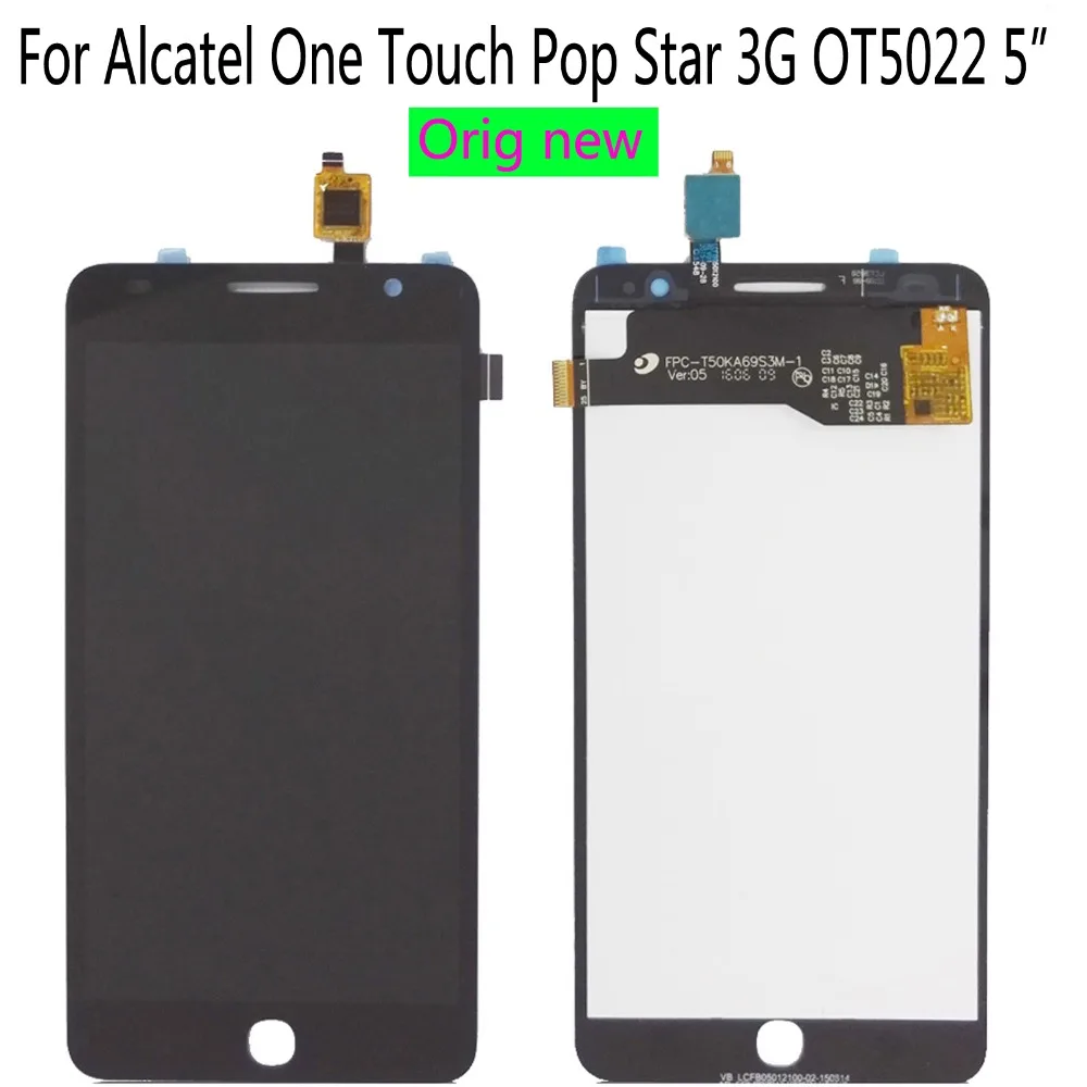 Shyueda 100% Oig новый для Alcatel Pop Star 3G OT5022 5022 5022X 5022D 5 &quotЖК-дисплей сенсорный экран