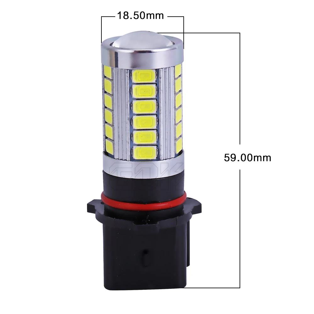 1 шт. Автомобильный светодиодный индикатор поворота H16 P13W led 33SMD 5730