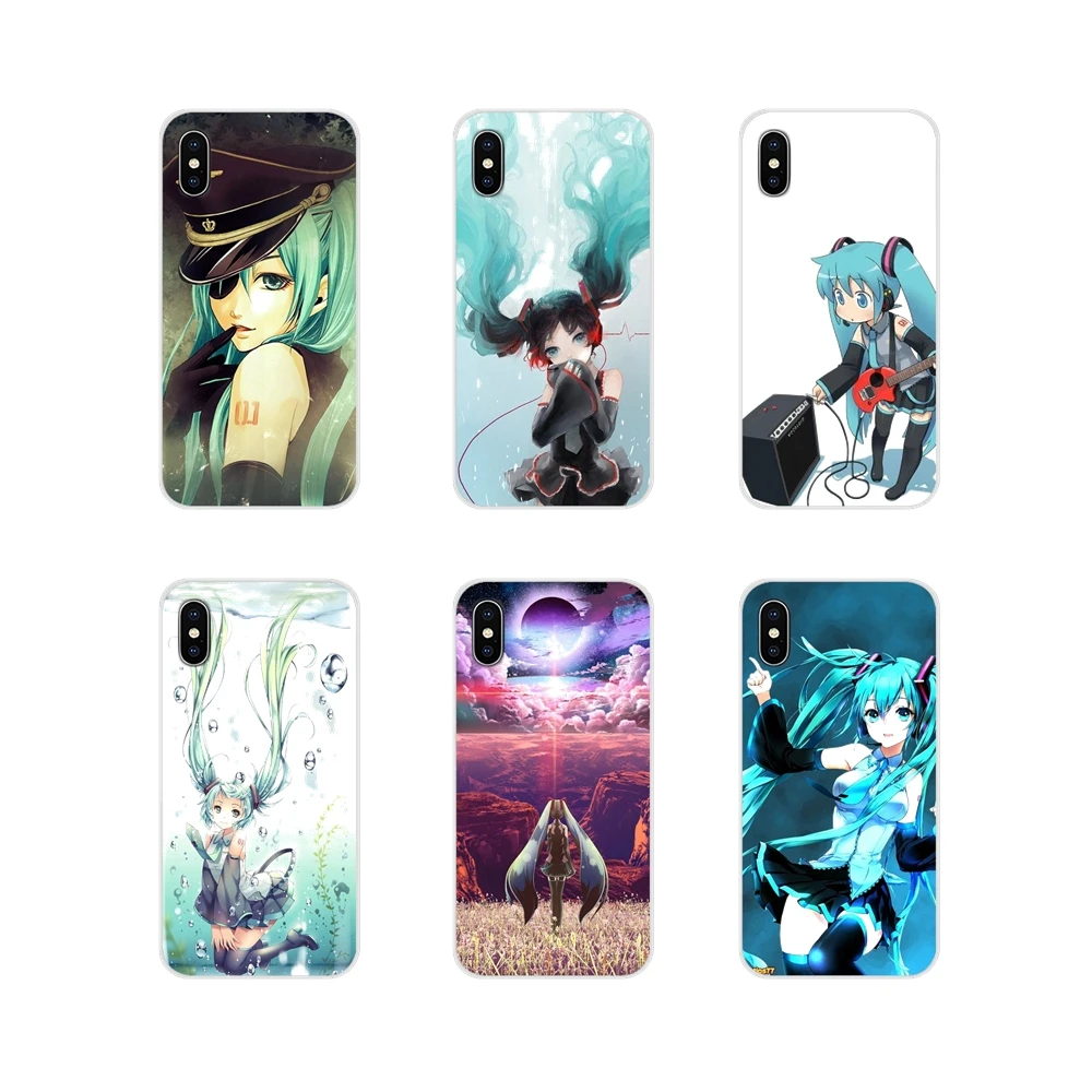 Аксессуары чехлы для телефонов Xiaomi Redmi 4A S2 Note 3 3S 4 4X 5 Plus 6 7 6A Pro Pocophone F1 Anime Japan Hatsune