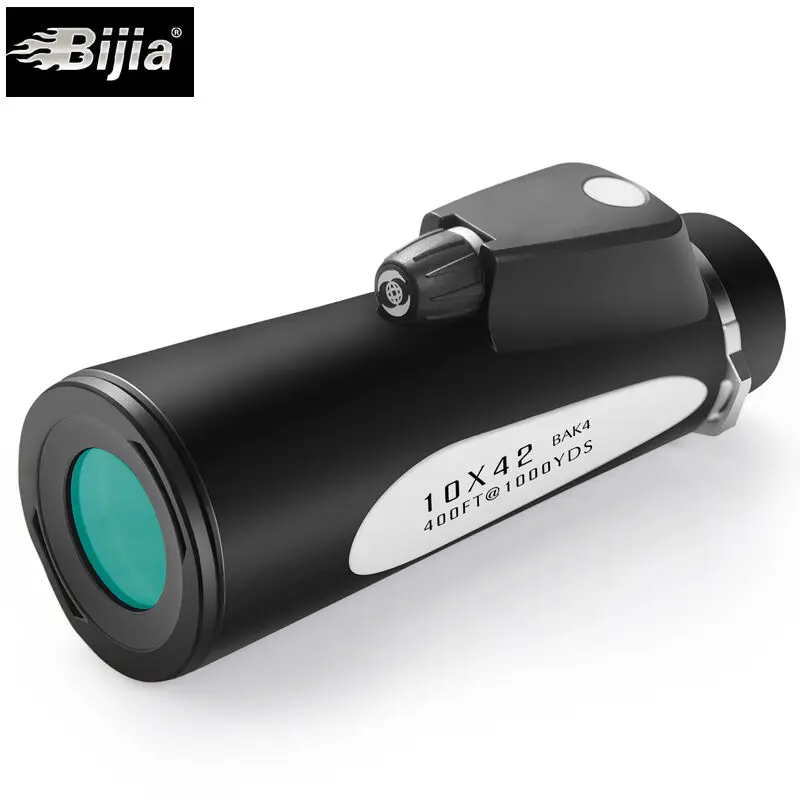 Bijia 10x42 водонепроницаемый Bak4 Prism дальномер монокуляр начиная телескоп с компасом |