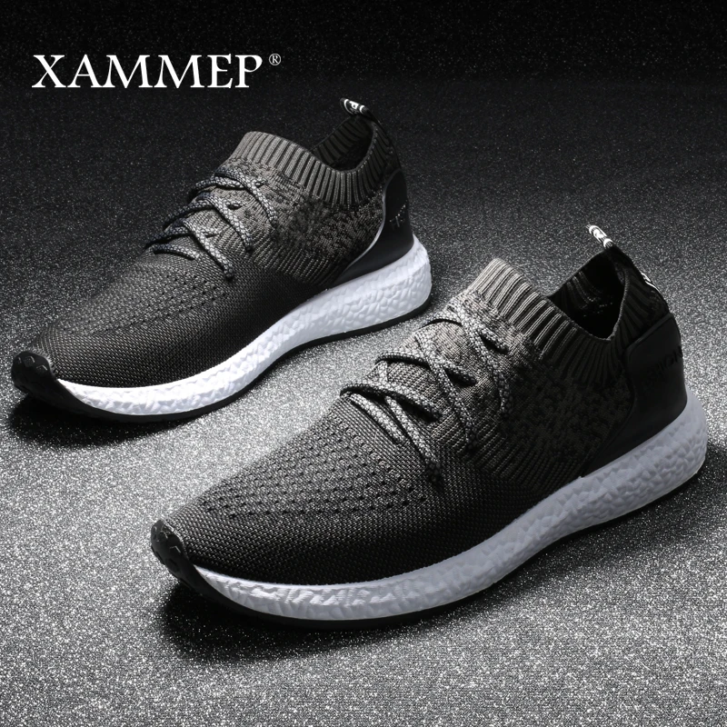 Men Casual Shoes Brand Sneakers Male Flats Slip On Mesh Loafers Breathable Big Size 45 46 Spring Autumn Xammep | Обувь